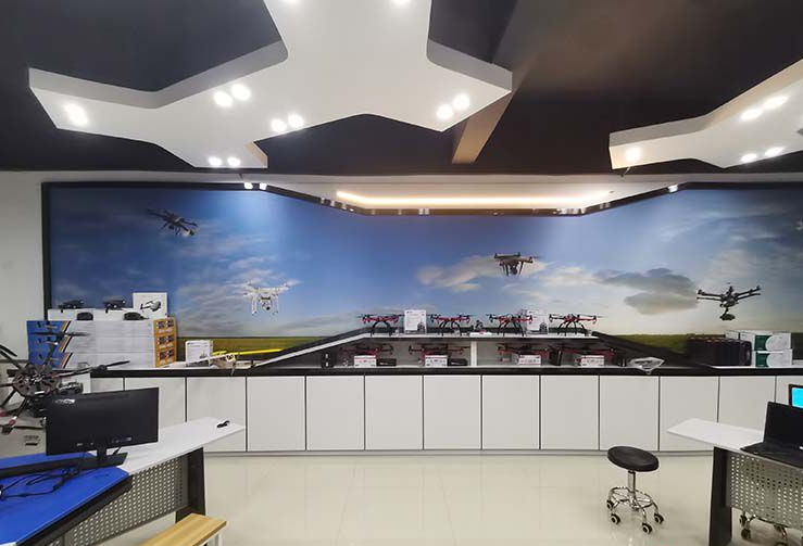 上虞職業(yè)中專學校無人機實訓室